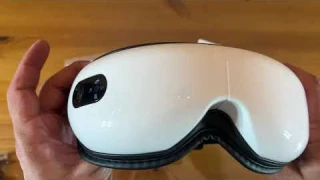 Eye Massager with Heat, ALLJOY Rechargeable Eye Massager for Migraines