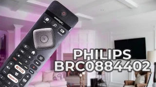 Оригинальный пульт PHILIPS BRC0884402 01NETFLIX  RAKUTEN TV AMBILIGHT | Pulti.ua