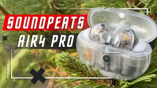 ИДЕАЛЬНЫЙ ДИЗАЙН 🔥БЕСПРОВОДНЫЕ НАУШНИКИ SoundPEATS Air4 Pro AptX Adaptive Qualcomm QCC3071