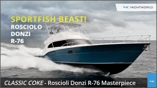 Sportfish BEAST! Roscioli Donzi R-76 Yacht: One Of A Kind Masterpiece