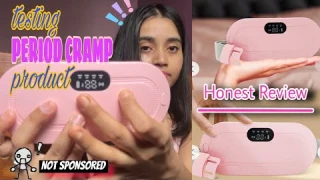 Testing BeMe Period Cramp Relief Device | How to use? | Unboxing and Honest Reviews | Sayani Bhowal