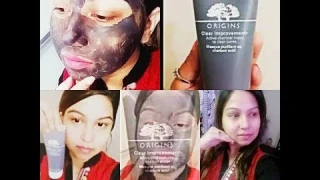 Origins Mask Demo: Origins Clear Improvement Active Charcoal Mask Demo