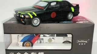 BMW M3 1988 E30 Rally металлическая модель 1:21 от Jinlifang