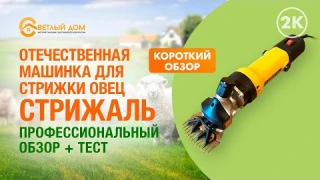 2к. Отечественная машинка для стрижки овец Стрижаль + тест машинки Стрижаль - стрижем овцу машинкой.