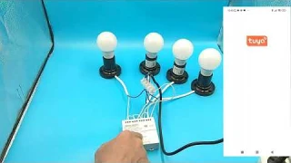💥Четырёхканальный WiFi переключатель для умного дома Tuya Smart 4 Channel WiFi Smart Home Switch
