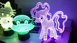 Эксклюзивный 3D светильник, ночник. Таких вы еще не видели!