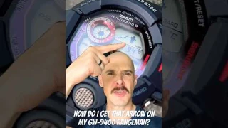How Do I Get That Arrow On My Casio Rangeman GW-9400? #tutorial #casio #rangeman #watch #survival