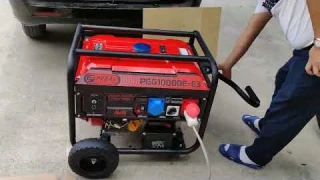 Máy phát điện Pezal PGG10000E - E3.|| Test máy và thử tải