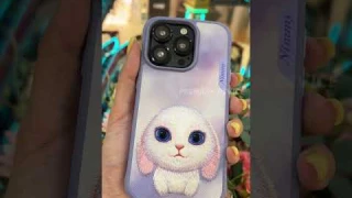 Чехол Nimmy для iPhone 14 Pro Max с трёхмерной вышивкой милого кролика 🐰