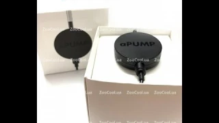 Бесшумный Компрессор в реальной работе,Collar aPUMP для аквариума до 100 л