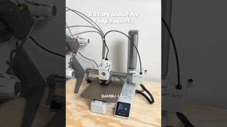 Bambu Lab A1 Mini Poop Bucket #tech #3dprint #3dprinting #bambulab #a1mini #setup