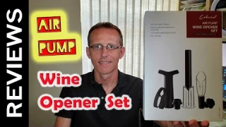 Air Pressure Pump Wine Bottle Opener Set Review