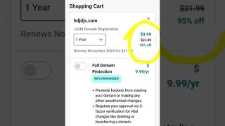 🤑Cheap #domain buy domain #registration | just ₹ 83 #godaddy #cheapest #trending