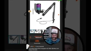 🚨 #PROMOCAO #TERABYTE 📌 Microfone Gamer Fifine Ampligame A6T RGB Com Braço Articulado 🕹️