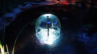 Чудо-фонтан с подсветкой