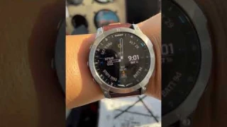 Первое что видишь на часах Garmin Aviator D2 Mach 1