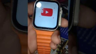 YouTube in t800 ultra smartwatch me code #smartwatch #youtubeshorts #applewatch #trending