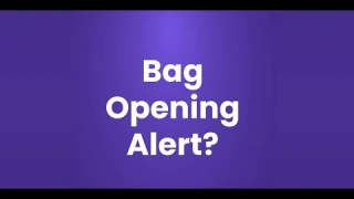 BAG OPENING ALERTS: GEGO PRO is the only tracker on the market with this feature!