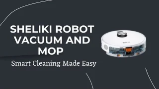 SHELIKI Robot Mop Combo – The Ultimate Cleaning Assistant