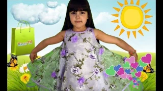 Фиолетовое платье с ЦВЕТОЧКАМИ 🌸🌷🌺 Распаковка. purple dress with flowers