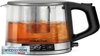 Gourmia Programmable Digital Glass Kettle 1.7L Adjustable Temperature Electric Kettle