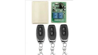 Универсальный беспроводной пульт дистанционного управления, 433 МГц, 12 В постоянного тока,