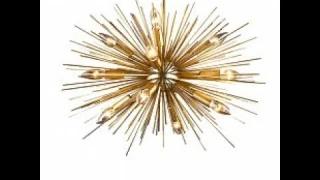 Светильник Солнце CL8612 88 gold