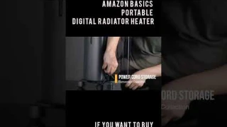 Amazon Basics Portable Digital Radiator Heater