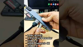 The 8-in-1 USB Hub Adapter is the ultimate solution for multitasking and productivity on the go!