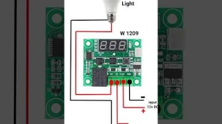 W 1209 temperature controller connection #temperature #controller  #connection #shorts #viral