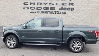 2015 FORD F150 SUPERCREW ECOBOOST GUARD METALLIC WALK AROUND REVIEW SOLD! 9T6A  www.SUMMITAUTO.com
