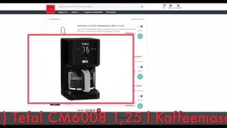 Schnäppchen/Billiger des Tages 14.07.22 - Tefal CM6008 1,25 l Kaffeemaschine