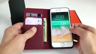 Zover Genuine Leather Wallet Case for iPhone 8/7 Review