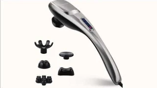 MEGAWISE Handheld Back Massager Knotty Muscle Relief Deep.