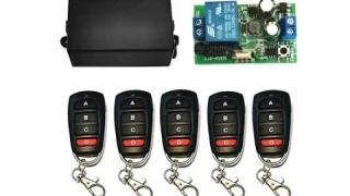 Универсальный беспроводной пульт ДУ для управления моторами гаражных дверей 433 МГц на Алиэкспресс