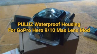 PULUZ Waterproof Housing For GoPro Hero 9/10 Max Lens Mod
