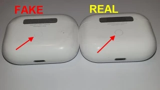 Airpods pro real vs fake. How to spot counterfeit / clone Apple air pods