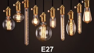 Ретро цоколь и лампочка с AliExpress / Retro cap and light bulb