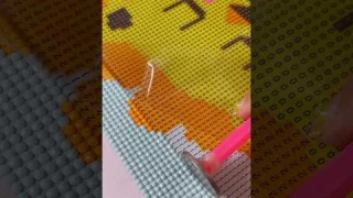 ⚡️🪙 How to use a coin to speed up your diamond painting process #youtubeshorts #diy #relax #fyp