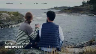 Термос Kaucex с индикатором температуры