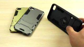 ОБЗОР: Комбинированный Противоударный Чехол-Накладка для Meizu U10 Ultra Hybrid с Подставкой