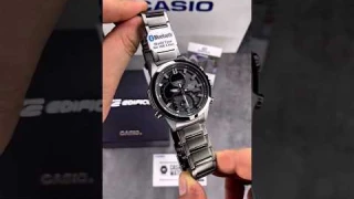 Edifice Casio Grey Dial Luxurious Elegant Men's Watch #luxurywatchesformen #elegantwatches #casio