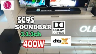 LG SC9S 3.1.3ch with IMAX Enhanced and Dolby Atmos Soundbar 2023 | Unboxing Sound Test!🔥💯