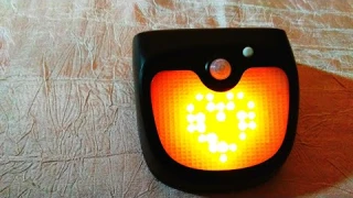 Садовый LED светильник VNL с датчиком движения / Garden led lamp vnl with sensor movement