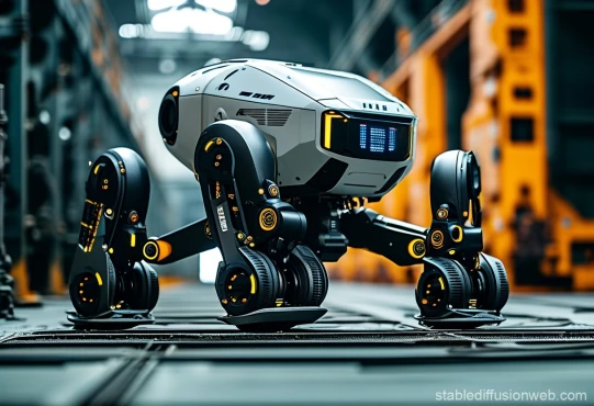 Unitree B2-W: Гибридный робот с колесами и лапами