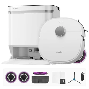 Робот-пылесос и швабра Eureka J15 Pro Ultra с самоочищающейся базой — Роботы-пылесосы, Eureka