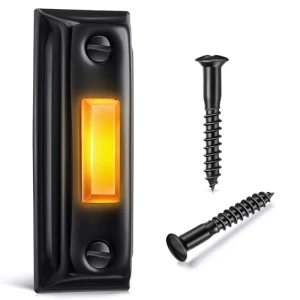 Металлическая кнопка дверного звонка с LED подсветкой, Dreyoo