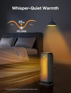 Керамический обогреватель с термостатом и таймером, PELONIS