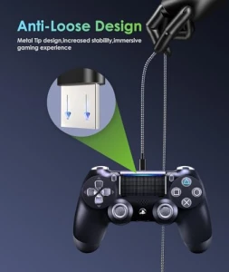 Зарядный кабель для контроллера PS4, 6amLifestyle