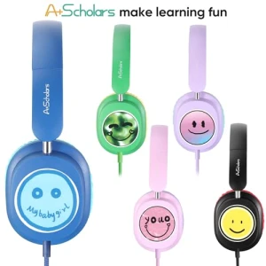 Детские наушники 5 штук, проводные, складные, A+ Scholars